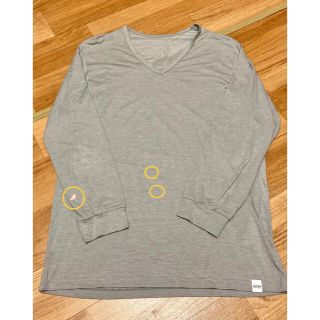 ユニクロ(UNIQLO)のメンズ　ロンT  ユニクロ　ヒートテック　L(Tシャツ/カットソー(七分/長袖))