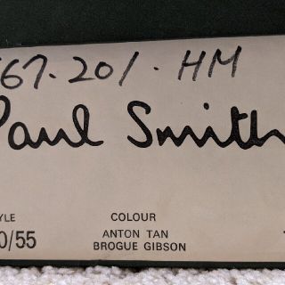 ポールスミス(Paul Smith)の最終値下げ 大人気！Paul Smith社製　レザー素材革靴(ドレス/ビジネス)