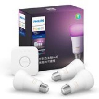 フィリップス(PHILIPS)の新品未開封 PHILIPS Hue フルカラー スターターセット PLH21CS(蛍光灯/電球)