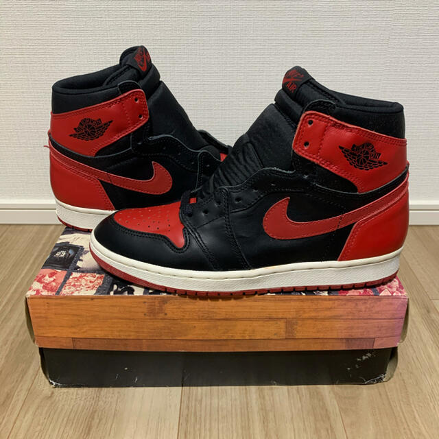 NIKE AIR JORDAN 1 黒赤 1994 未使用品 デッドストックメンズ