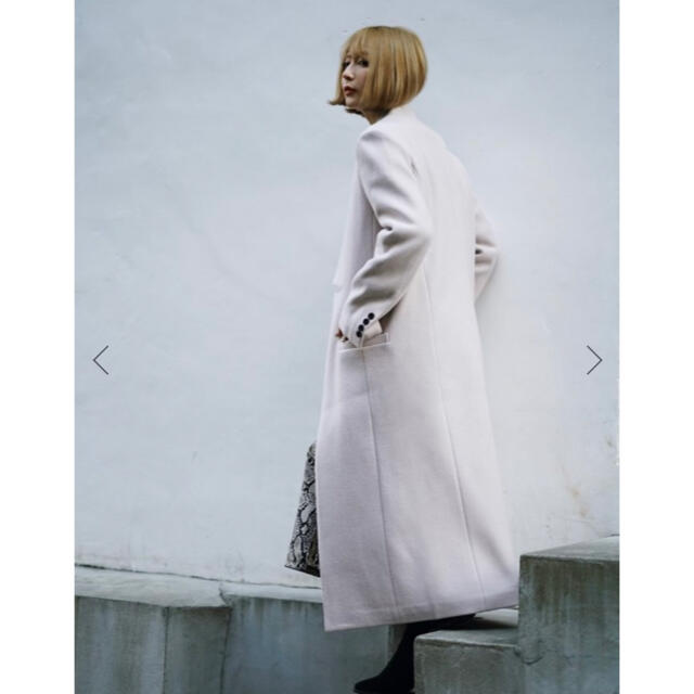 ZARA(ザラ)のMARQUE import ＊  Wool Pencil Long Coat レディースのジャケット/アウター(ロングコート)の商品写真