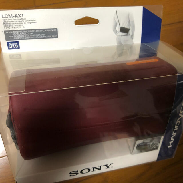 SONY(ソニー)の新品未使用 SONY ビデオカメラ ケース LCM-AX1 スマホ/家電/カメラのカメラ(ケース/バッグ)の商品写真