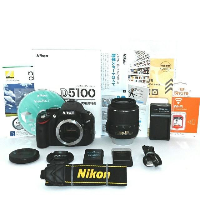 【Nikon】Wi-Fiでスマホへ！自撮り！かんたん操作！D5100レンズキット 3