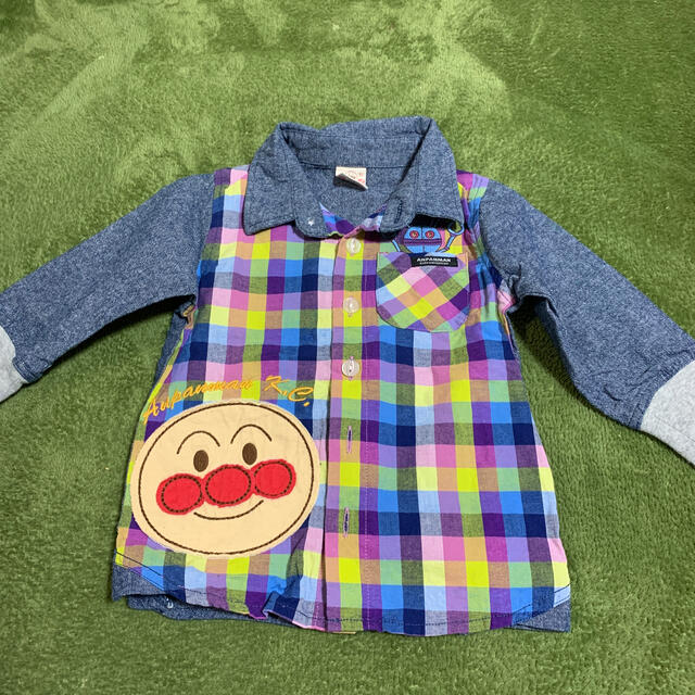 アンパンマン(アンパンマン)のアンパンマン　シャツ　80  キッズ/ベビー/マタニティのキッズ服男の子用(90cm~)(Tシャツ/カットソー)の商品写真