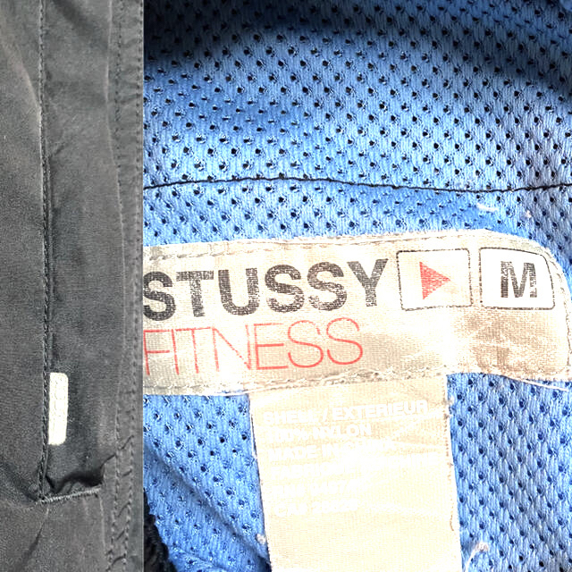 STUSSY(ステューシー)のStussy ナイロンパンツ 黒 サイズM メンズのパンツ(その他)の商品写真