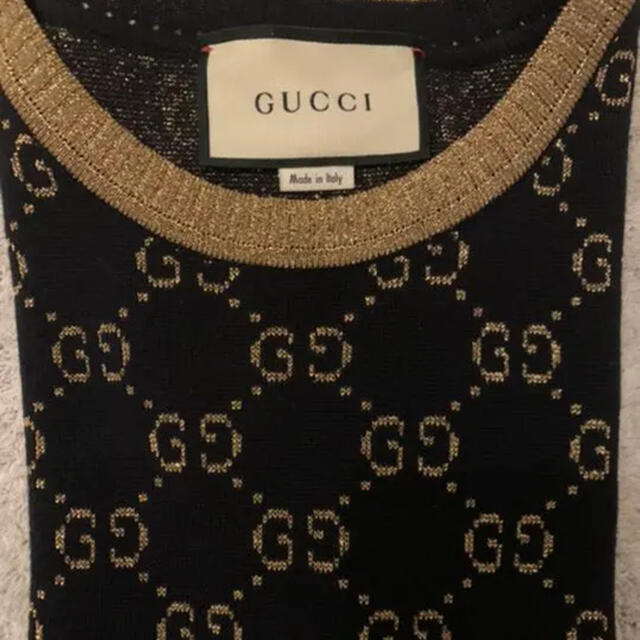 Gucci(グッチ)のGUCCI グッチニットトップス 安室ちゃん 美品 値下げ☆ レディースのトップス(ニット/セーター)の商品写真