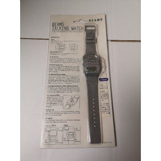 ビームス(BEAMS)の【自宅保管・未使用品】BEAMS TALKING WATCH(腕時計(デジタル))