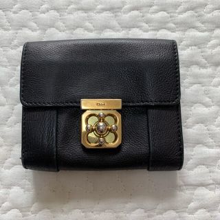 クロエ(Chloe)の【値下げしました】chloe(クロエ) 2つ折り財布 エルシー ブラック(財布)