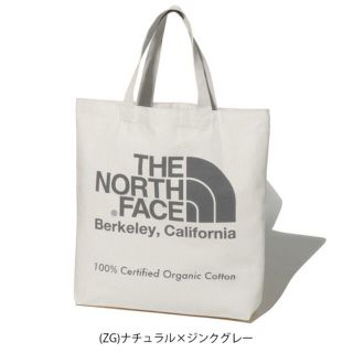 ザノースフェイス(THE NORTH FACE)の20年モデル 新品 未使用 ノースフェイス オーガニックコットン トート 灰(トートバッグ)