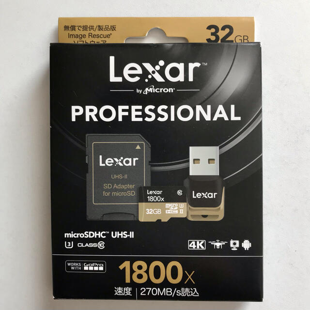 Lexar 1800x 32G＋TOSHIBA EXCERIA PRO 16G