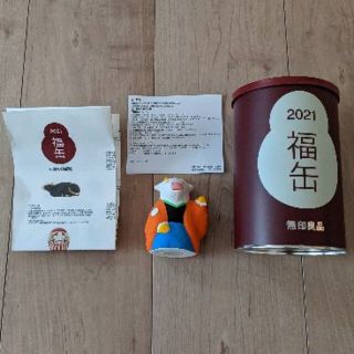 ムジルシリョウヒン(MUJI (無印良品))の無印良品  福缶  開運招き丑(置物)