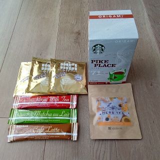 スターバックスコーヒー(Starbucks Coffee)のスターバックスオリガミコーヒー&ドトールコーヒー&ハーブティー6種類13袋セット(コーヒー)