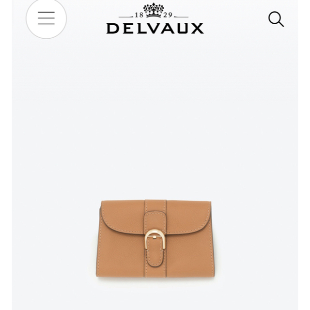 Delvaux　新品未使用　現在日本完売色　お財布　カードケース