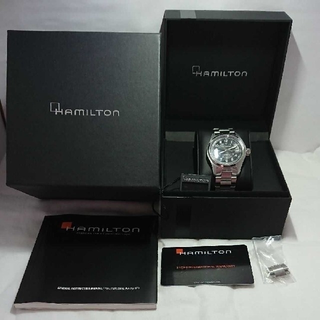 Hamilton】ハミルトン☆カーキフィールド自動巻メンズ腕時計(極美品)-