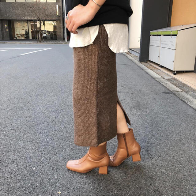 ロングスカートTODAYFUL Backslit Knit SK