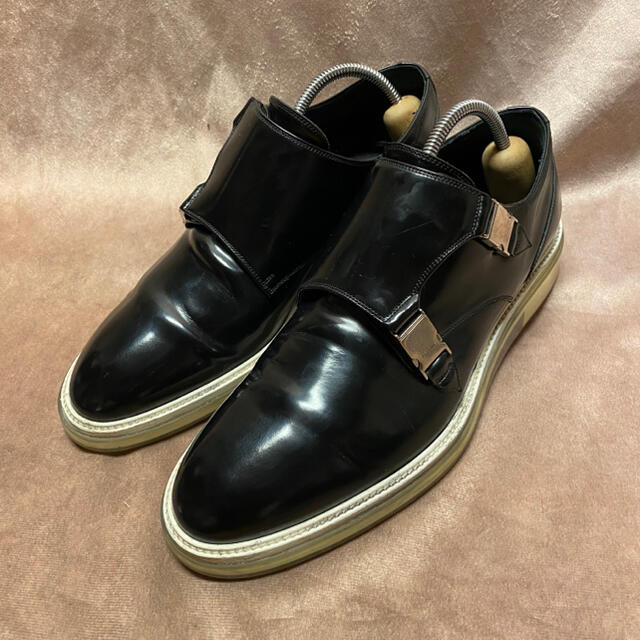 Dior Homme 13AW ダブルモンクストラップ シューズ イタリア製