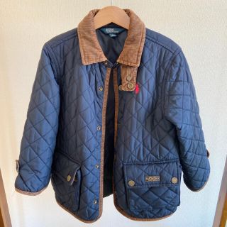 ラルフローレン(Ralph Lauren)のラルフローレン / ネイビーキルティングジャケット ダウンジャケット　110㎝(ジャケット/上着)