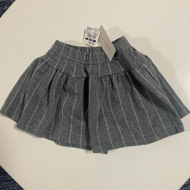 新品 ベビー ニット風 トップス 80 × グレー キュロット 90 セット キッズ/ベビー/マタニティのベビー服(~85cm)(ニット/セーター)の商品写真