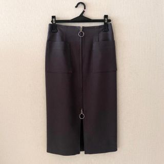 ノーブル(Noble)のルイ様専用♡NOBLE♡T/Cダブルクロス フープジップ タイトスカート(ロングスカート)