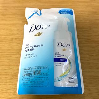 ユニリーバ(Unilever)のダヴ  3in1 メイクも落とせる泡洗顔料 詰め替え(クレンジング/メイク落とし)