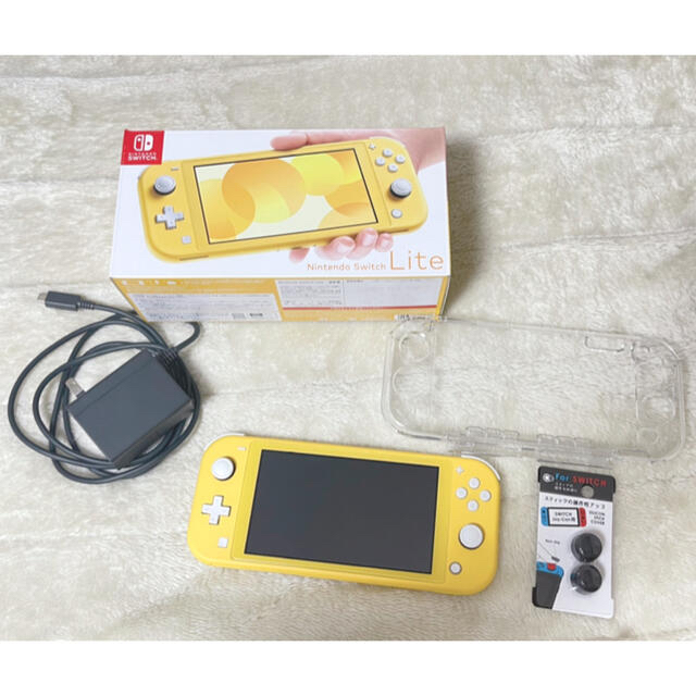 Nintendo Switch Lite 本体　カバーフィルム付き　エコバック付