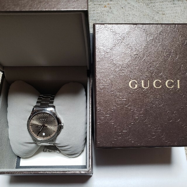 Gucci(グッチ)のGUCCI 腕時計 値段交渉可能 メンズの時計(腕時計(アナログ))の商品写真