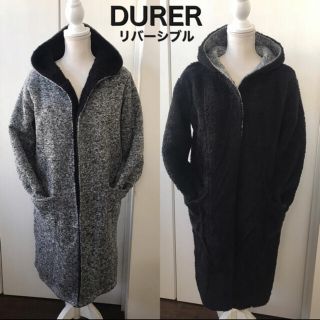 デュレル(Durer)のDURER リバーシブルロングコート ボアコート(ロングコート)