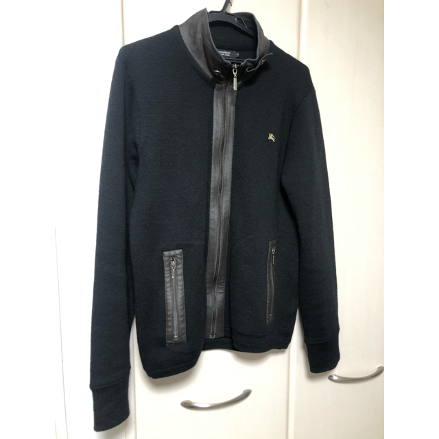 BURBERRY BLACK LABEL(バーバリーブラックレーベル)のBurberry  バーバリー ブラックレーベル ニットジャケット メンズのトップス(ニット/セーター)の商品写真