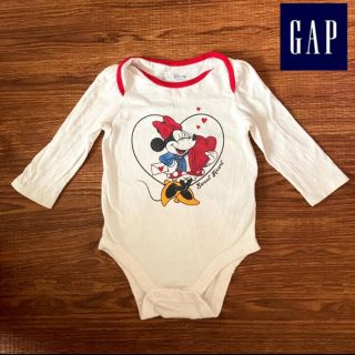 ベビーギャップ(babyGAP)のbabygap GAP ロンパース　ディズニー　赤ちゃん　ベビー服　ミニー(ロンパース)