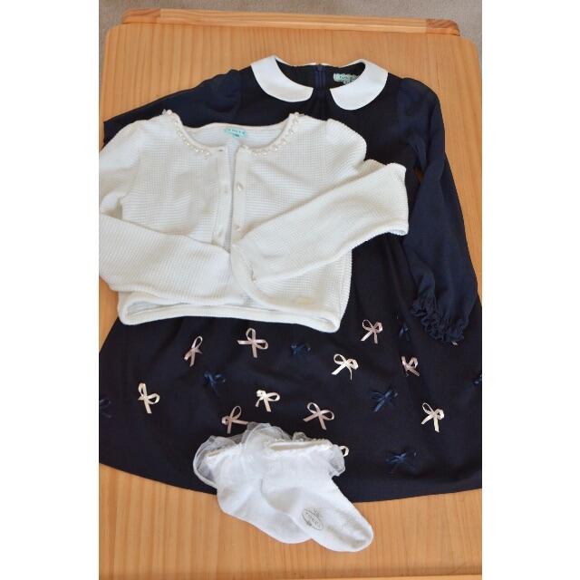 TOCCA(トッカ)のtocca キッズ　ボレロ 120 カーディガン　卒園　入学式に キッズ/ベビー/マタニティのキッズ服女の子用(90cm~)(カーディガン)の商品写真