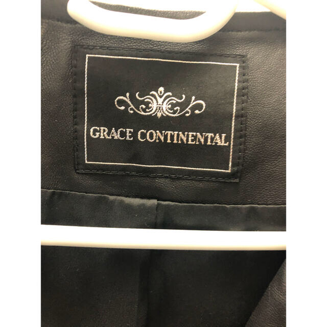 GRACE CONTINENTAL(グレースコンチネンタル)の羊革はとっても柔らか❣︎レザージャケット レディースのジャケット/アウター(ライダースジャケット)の商品写真