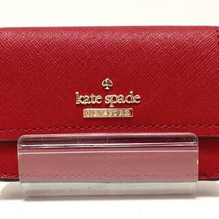 ケイトスペードニューヨーク(kate spade new york)のケイトスペード 3つ折り財布 - レッド(財布)