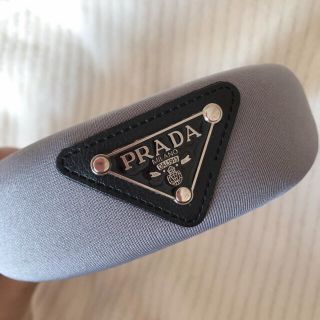 プラダ(PRADA)のまい@SSCラ族様専用♡新品　PRADA カチューシャ　Gray グレー(カチューシャ)