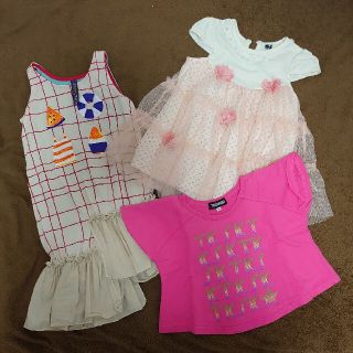 マーキーズ(MARKEY'S)の子供服95サイズ３点セット(Tシャツ/カットソー)