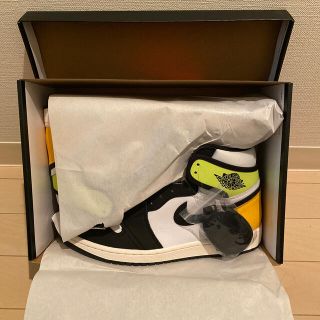 ナイキ(NIKE)のNIKE AIR JORDAN 1 ナイキ エアジョーダン1 ハイボルトゴールド(スニーカー)