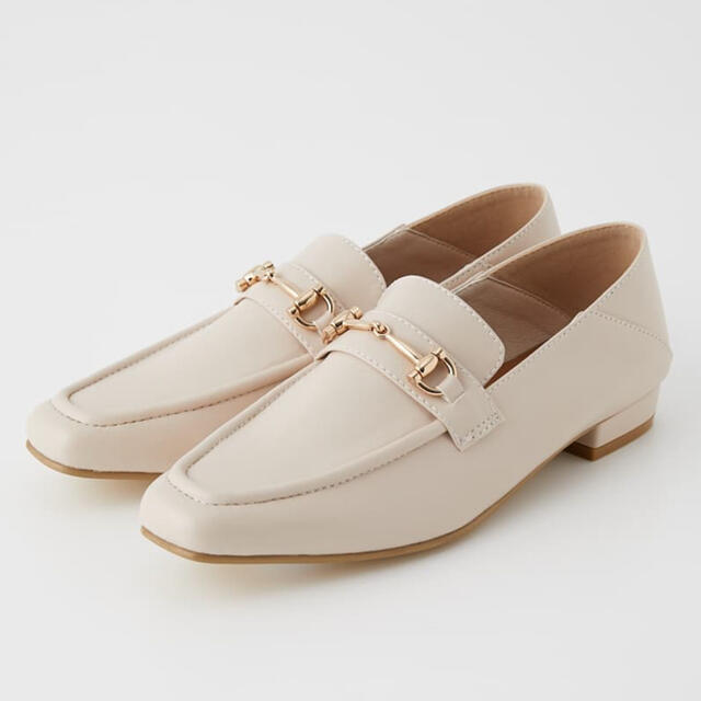 rienda(リエンダ)のrienda Square to bit loafers レディースの靴/シューズ(ローファー/革靴)の商品写真