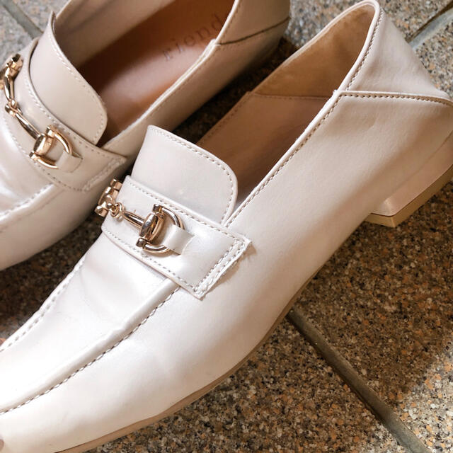 rienda(リエンダ)のrienda Square to bit loafers レディースの靴/シューズ(ローファー/革靴)の商品写真