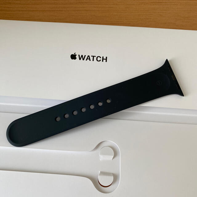 Apple Watch(アップルウォッチ)のApple Watch 40mm ブラックスポーツバンド　片方 メンズの時計(ラバーベルト)の商品写真