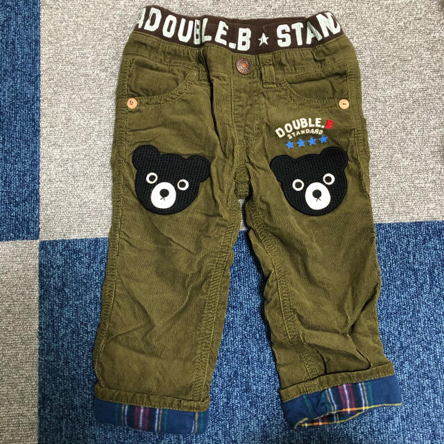 DOUBLE.B(ダブルビー)のさんさん☆様専用 MIKI HOUSE コーデュロイパンツ DOUBLE.B  キッズ/ベビー/マタニティのキッズ服男の子用(90cm~)(パンツ/スパッツ)の商品写真