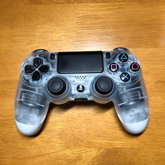 PS4純正コントローラ　クリア　動作確認済み 2