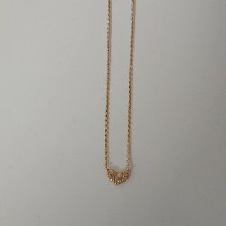 ジュエリーツツミ(JEWELRY TSUTSUMI)のツツミ ハート ダイヤモンドネックレス 18k(ネックレス)