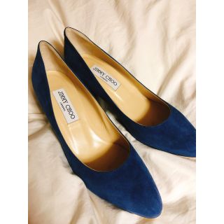 ジミーチュウ(JIMMY CHOO)の新品JIMMY CHOO ジミーチュウ ブルーパンプス 24cm(ハイヒール/パンプス)