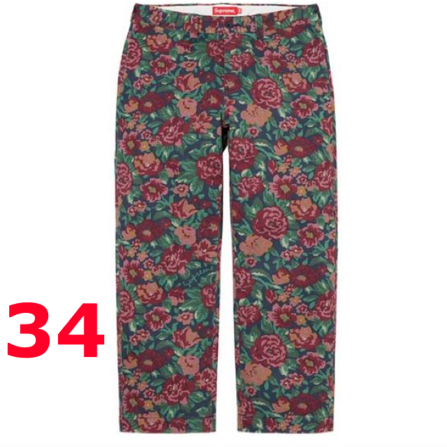 pin up chino pant digi floral 34インチ