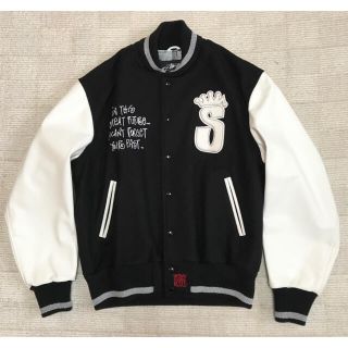 ステューシー(STUSSY)の日本限定 Stussy 25周年 XXV スタジャン 黒白 / VARSITY(スタジャン)