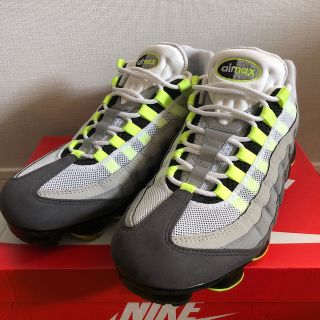 ナイキ(NIKE)のNIKE AIR VAPORMAX 95 NEON YELLOW 27.5cm(スニーカー)