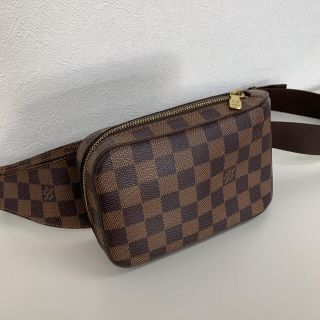 ルイヴィトン(LOUIS VUITTON)の美品　ルイヴィトン   ダミエ　ジェロニモス　新型　ボディバッグ　ウエストバック(ボディーバッグ)