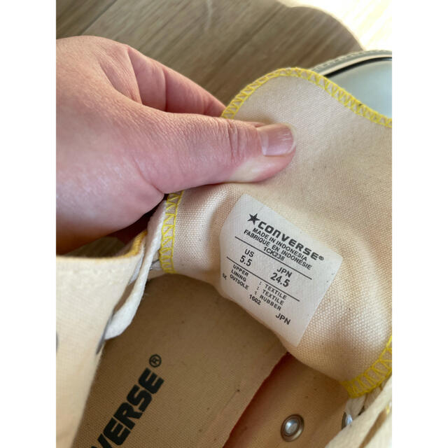 CONVERSE(コンバース)の【ひい様専用】コンバース・黄色 レディースの靴/シューズ(スニーカー)の商品写真