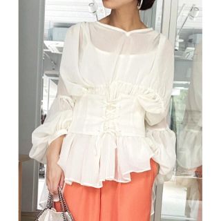 アメリヴィンテージ(Ameri VINTAGE)のAMERI MEDI RELAXING ELEGANT BLOUSE(シャツ/ブラウス(長袖/七分))