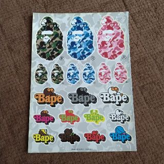 アベイシングエイプ(A BATHING APE)のじゅんぼうさま専用ステッカー未使用380円送料込(その他)