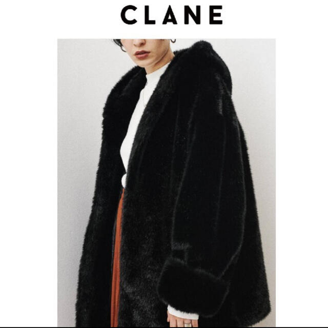 clane フードファーコート